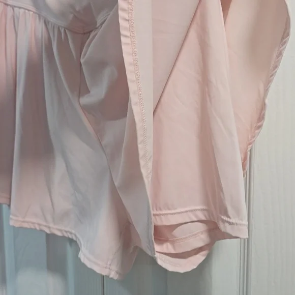 Amazon Light Pink Skirted Shorts - Picture 7 of 12